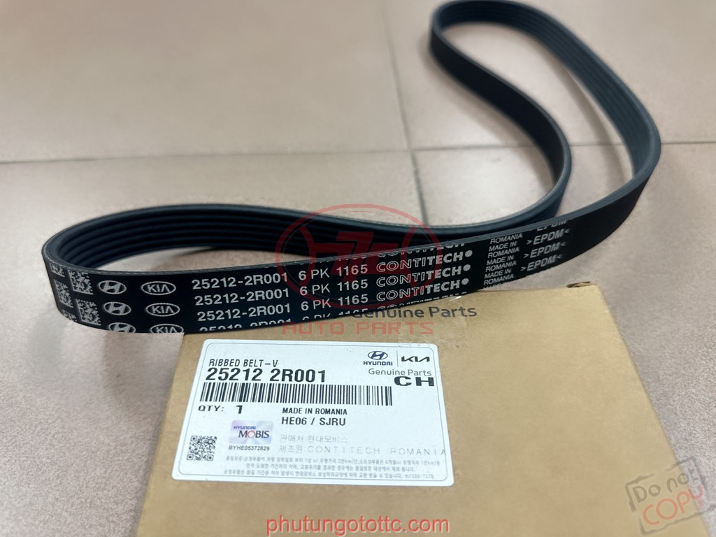 Dây curoa tổng Santafe/Carnival/Sorento 2022 (252122R001)