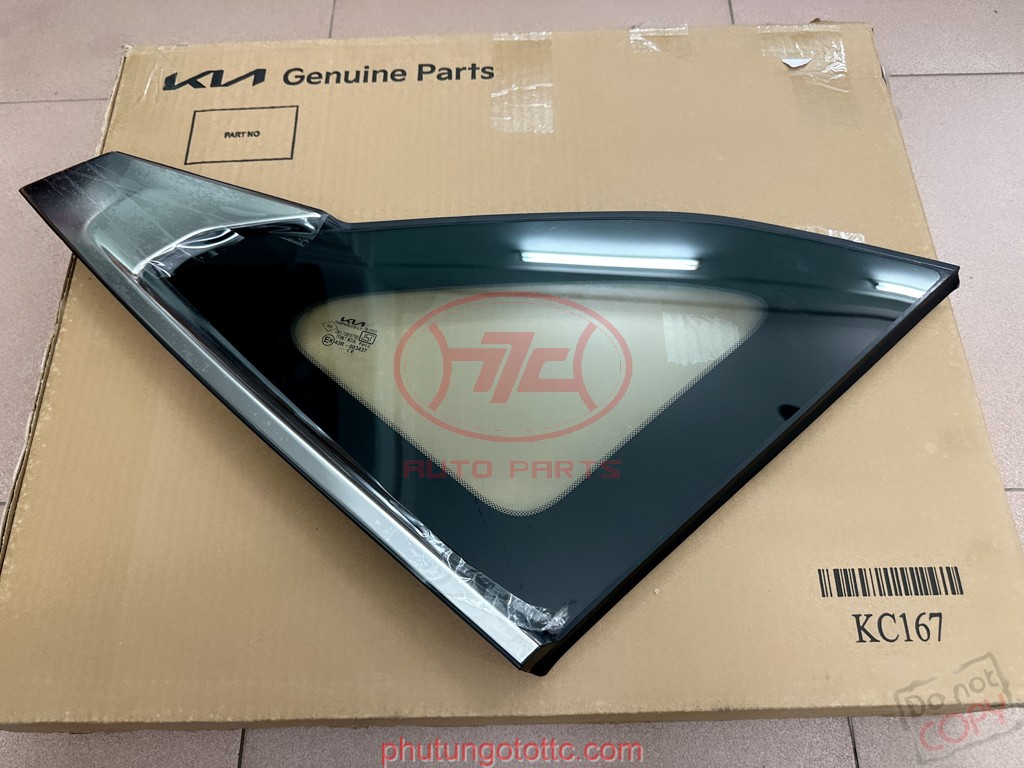 Kính hông sau Seltos 2020 (liền nẹp mạ) (87820Q6800)