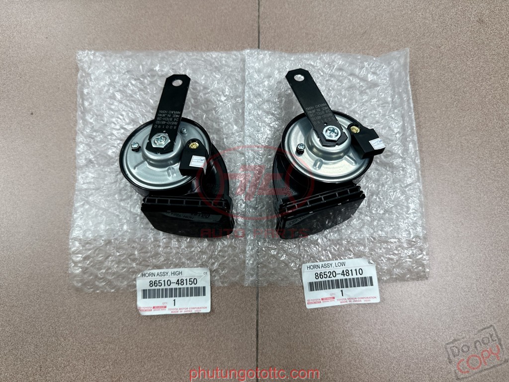 Còi thanh + trầm Lexus LX570/LX600/Land Cruiser/GX460/RX350 2010-2014 (8651048150 - 8652048110 - 8651060300 - 8651060300 - 8652048090 - 8652060250)