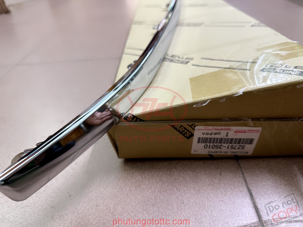 Nẹp ba đờ xốc sau 4Runner 2012 (mạ) (5275135010)
