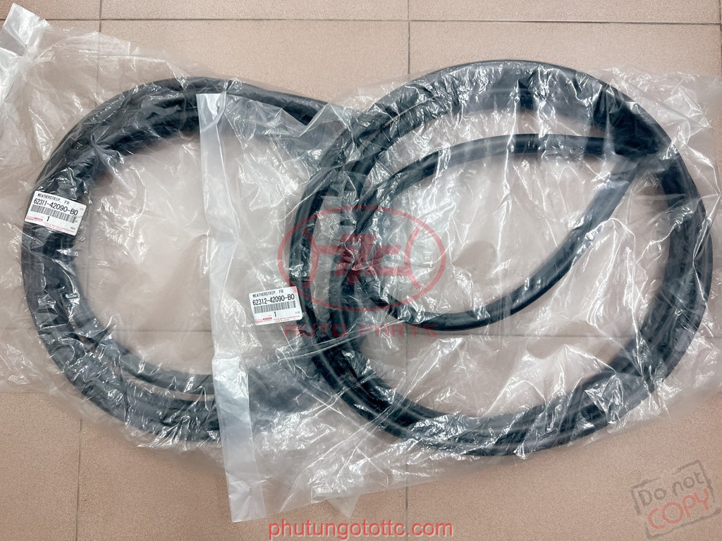 Gioăng khung cửa trước Rav4 2007-2008 (6231142090B0 - 6231242070B0 - 6231142070B0 - 6231242090B0)