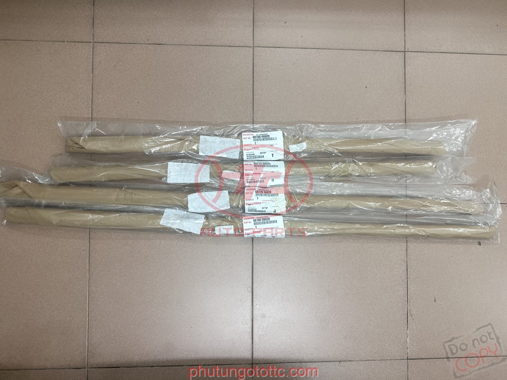 Nẹp chân kính cánh cửa ngoài Sienna 2010-2012 (6816008020 - 6821008020 - 6823008020 - 6818008020)