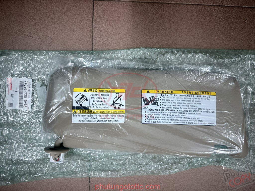 Chắn nắng trong xe Toyota Venza 2009 (743200T020B1 - 743200T021B1 - 743200T022B1 - 7432073010A0 - 743200T021A0 - 743200T020A0 - 7432073010B0)