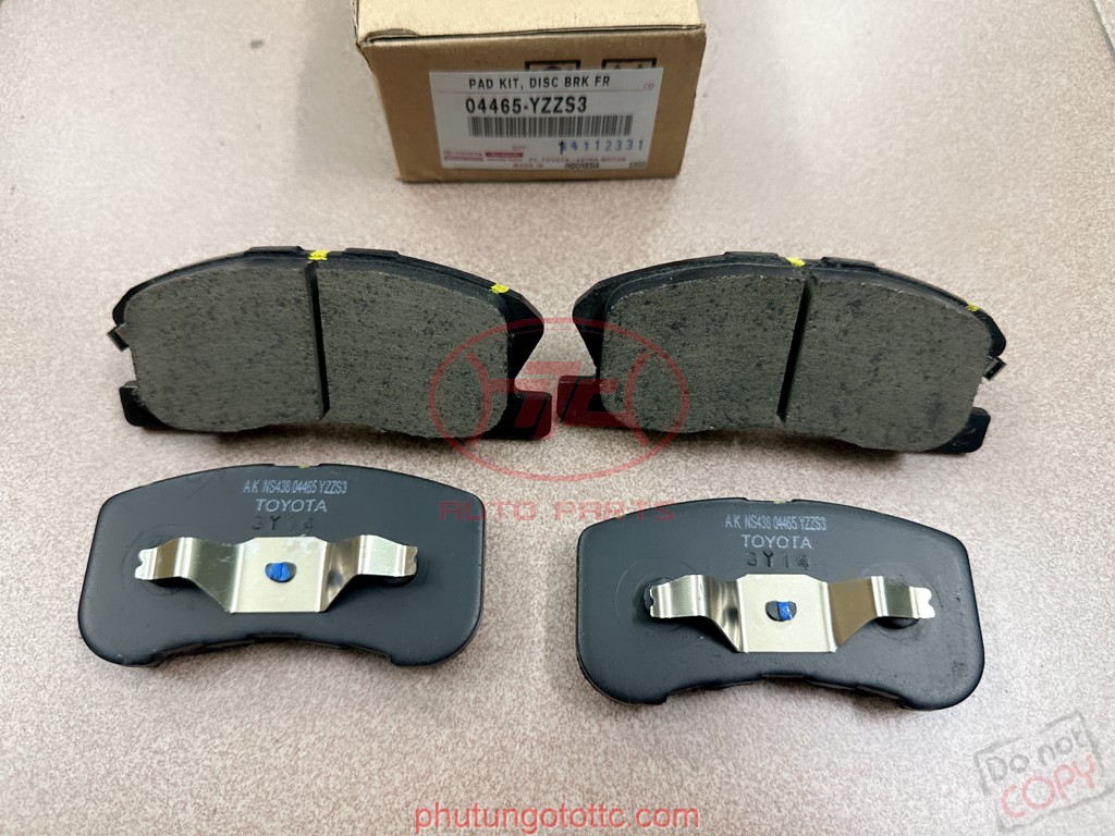 Má phanh trước Wigo 2019 (04465YZZS3 - 04491BZ020)