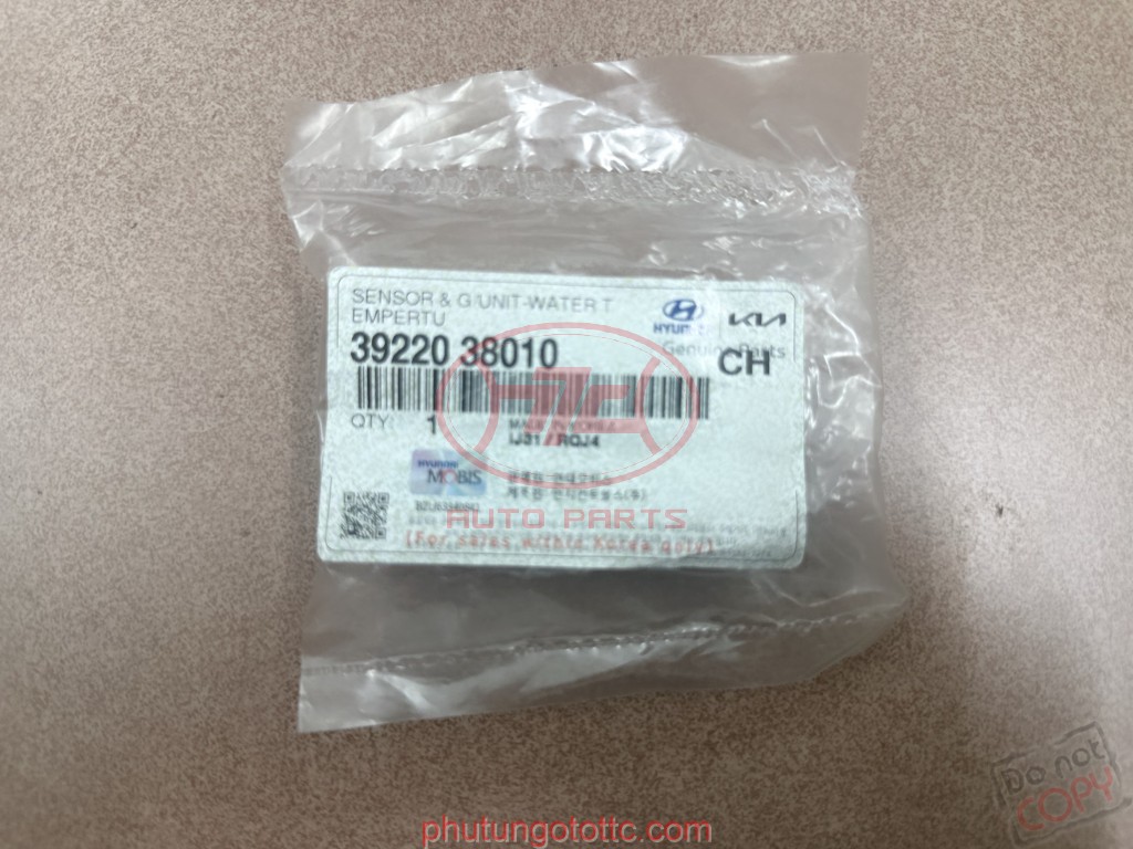 Cảm biến đóng quạt Hyundai I10 (3922038010) - Phụ tùng ô tô TTC
