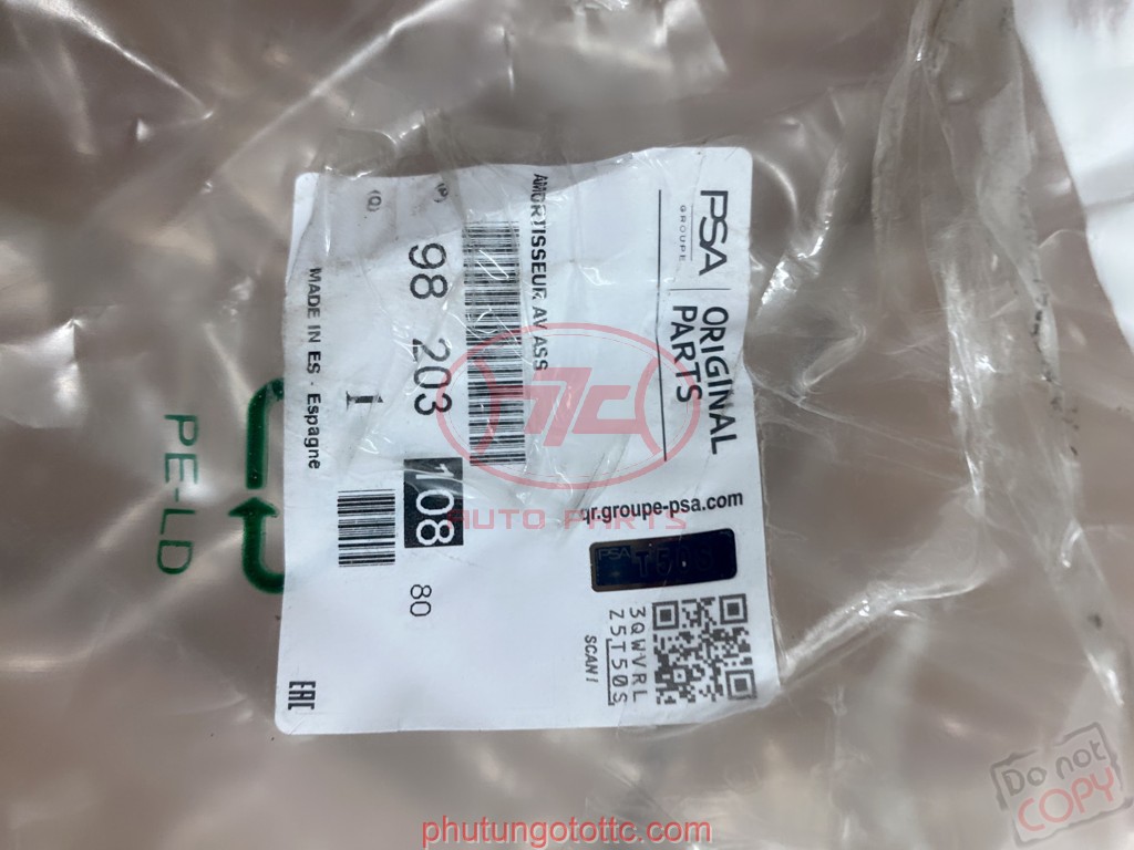 Giảm xóc trước Peugeot 208 2013 (Mã 98203108 - 98203109) chính hãng ...